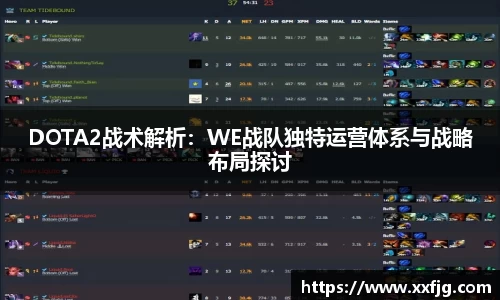 DOTA2战术解析：WE战队独特运营体系与战略布局探讨